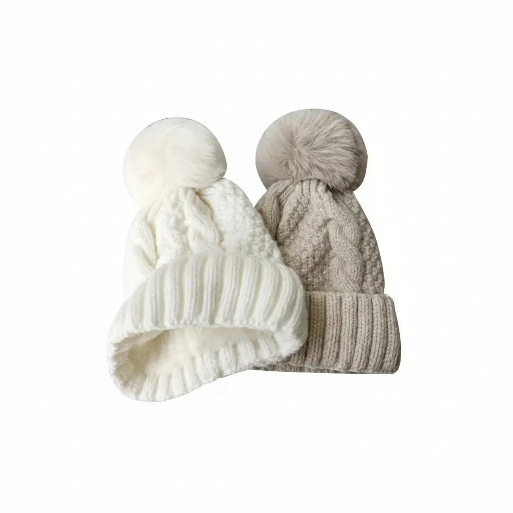 Fleece-Lined Knitted Winter Baseball Cap Fashion Accessories Baseball Caps