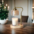 Glass Dimmable Electric Candle Warmer Home Decor Candle & Oil Warmers