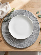Spiral Woven Cotton Rope Placemats 38cm Set of 6 Kitchen & Dining Placemats