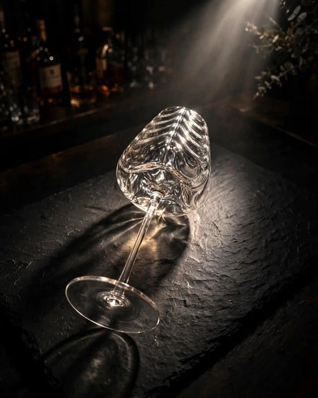 Wavy Wine Glasses Set of 2 Kitchen & Dining Wine Glasses