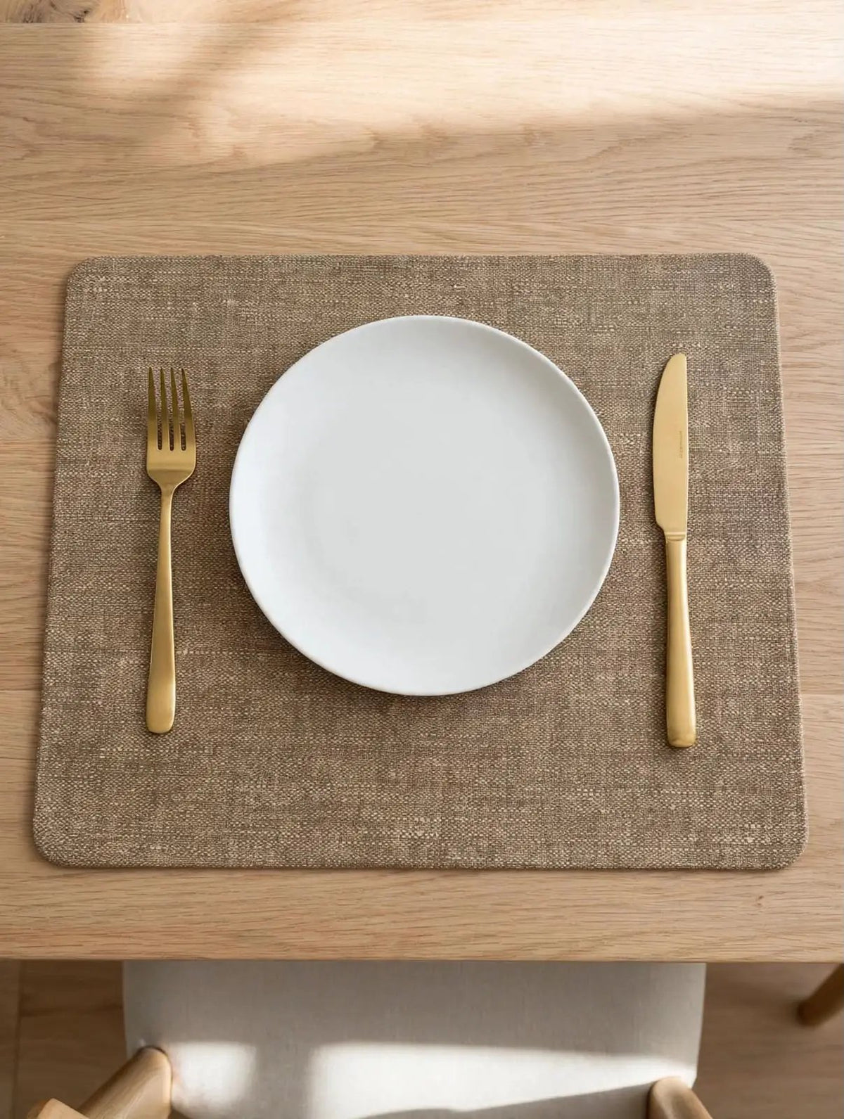 Linen Look Wipeable Placemats 45x30cm Set of 6 Kitchen & Dining Placemats