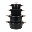MGC Crocodile Ceramic Non-Stick Pot Set 9pc Kitchenware Cookware Sets