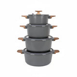 MGC Crocodile Ceramic Non-Stick Pot Set 9pc Kitchenware Cookware Sets