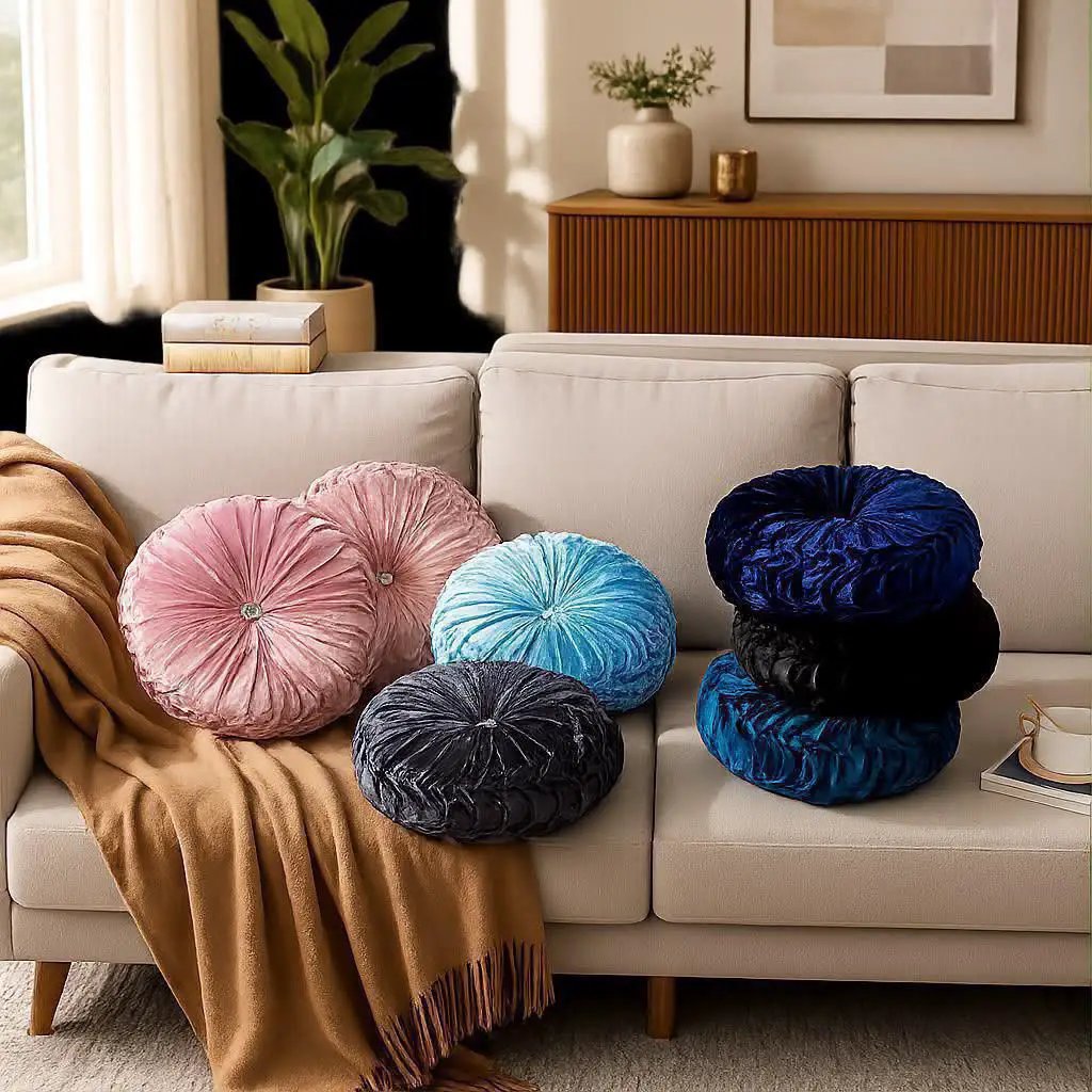 Hand-Woven Soft Knot Ball Pillow Home Decor Throw Pillows