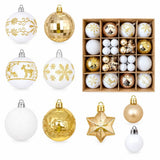36-Piece Assorted Christmas Ball Ornaments Christmas Tree Ornaments Holiday Ornaments