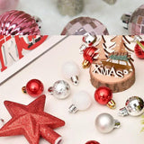 30 Christmas Ball Ornaments And Star Set Christmas Tree Ornaments Holiday Ornaments