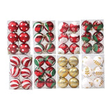 6cm Christmas Ball Ornaments Set Of 6 Christmas Tree Ornaments Holiday Ornaments