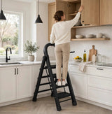 4-Step Folding Ladder With Safety Handle Step Ladders Step Ladders