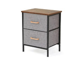 Modern 2-Drawer Bedside Storage Cabinet Bedside Cabinets Nightstands