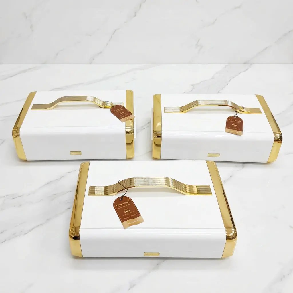 3-Piece Insulated Stainless Steel Hotpot Set Insulated Hotpot Set Chafing Dishes