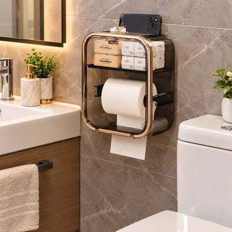 Acrylic Tissue Holder With Magnetic Lid Tissue Holders Facial Tissue Holders