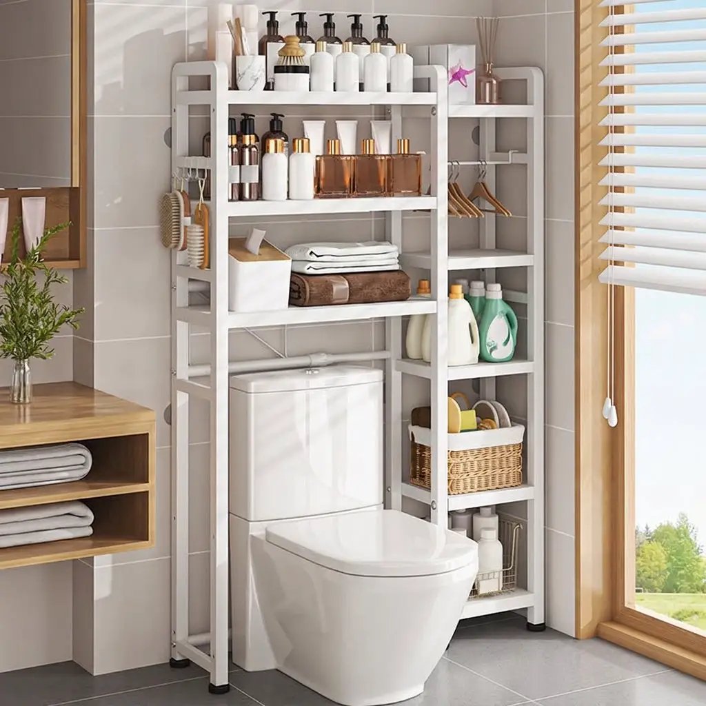 Rust-Resistant Washing Machine Storage Rack Laundry Storage Racks Laundry Hampers
