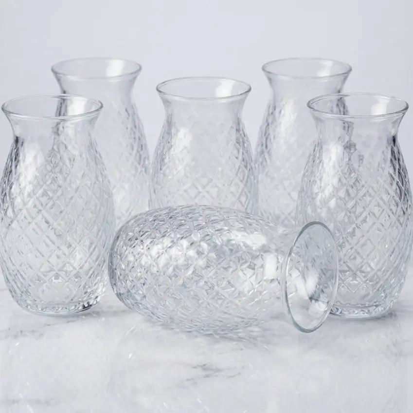 500ml Swirl Glass Juice Cups Set Of 6 Glass Drinkware Set Tumblers
