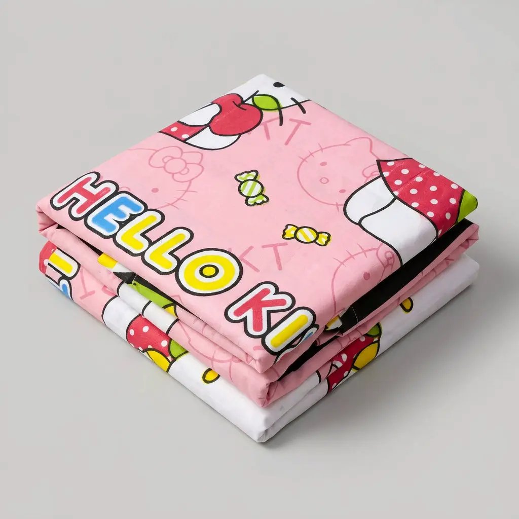 4x6 Cartoon Kids Bedsheet Set 4-Piece Bedsheet Set Bed Sheets