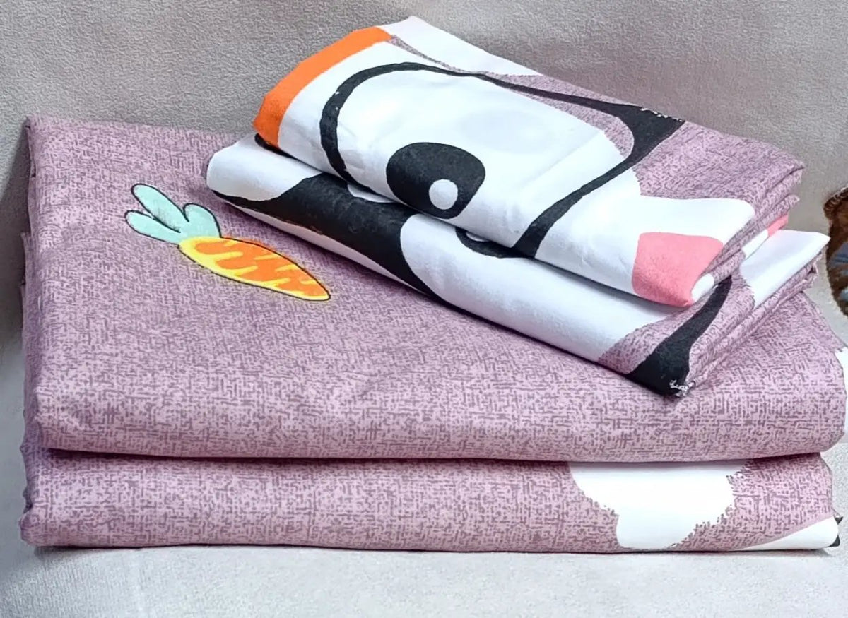 4x6 Cartoon Kids Bedsheet Set 4-Piece Bedsheet Set Bed Sheets