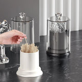 Light Luxury Toothpick And Cotton Swab Box Small Essentials Storage Box Toothpick Holders & Cases