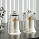 Light Luxury Toothpick And Cotton Swab Box Small Essentials Storage Box Toothpick Holders & Cases