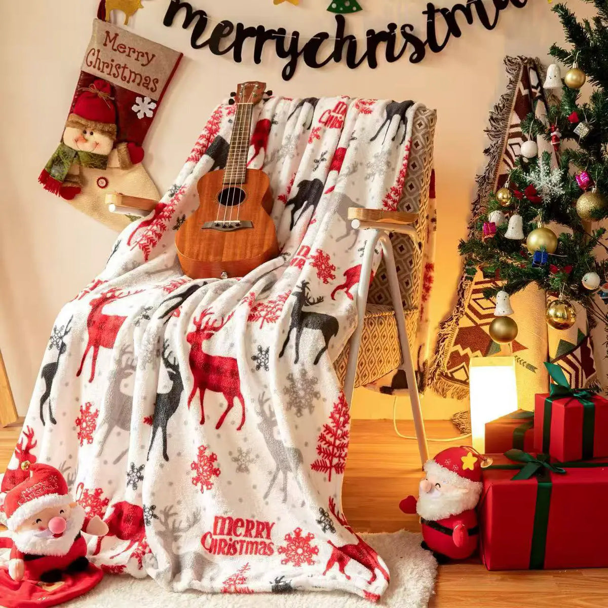 200x230cm Christmas Throw Blanket Throw Blanket Throw Blankets
