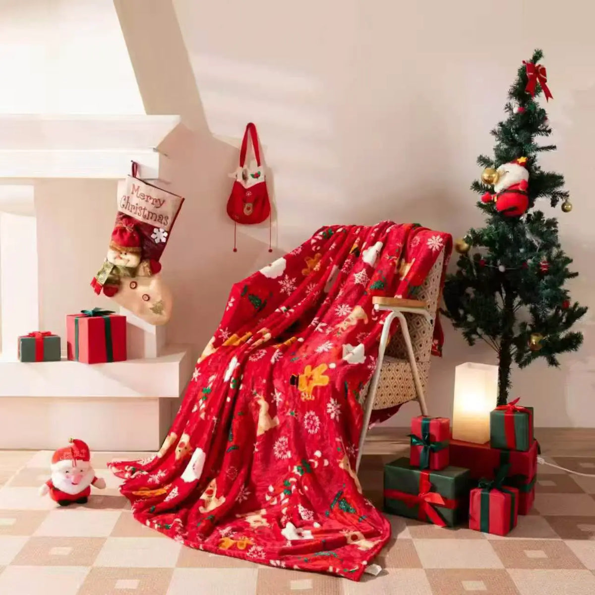 200x230cm Christmas Throw Blanket Throw Blanket Throw Blankets