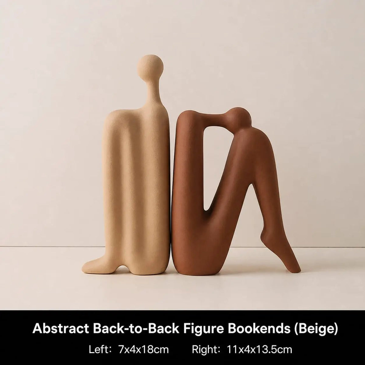 Abstract Figure Ceramic Bookends Decorative Bookends Bookends