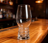 Stackable Ribbed Tulip Drinking Glasses