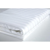 White Striped Fitted Bedsheets | Size 6 by 7 | Soft & Durable High Quality Bedding