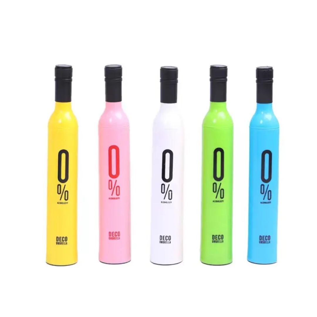 Wine Bottle Design Umbrella