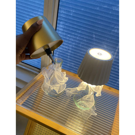 Wireless LED Bottle Lamp with Ribbon USB Rechargeable with 3 Lighting Modes