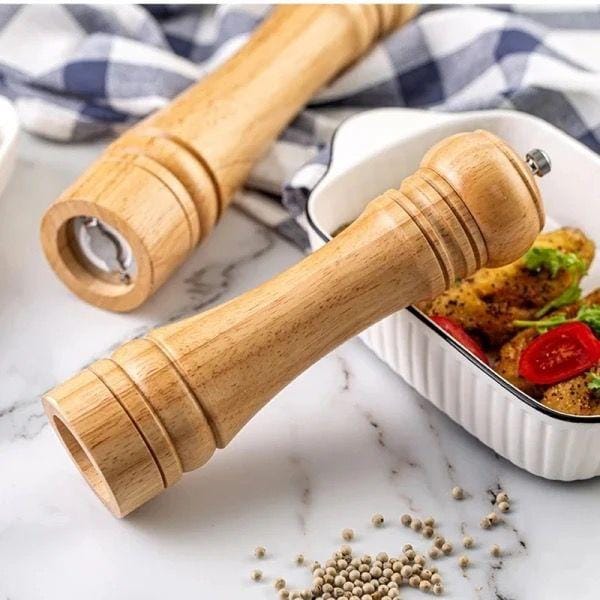 Wooden Portable Spice and Pepper Grinder Efficient and Easy to Use