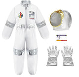 Professional Children’s Astronaut Costume – Full Spaceman Cosplay Suit for Career Day and Role Play