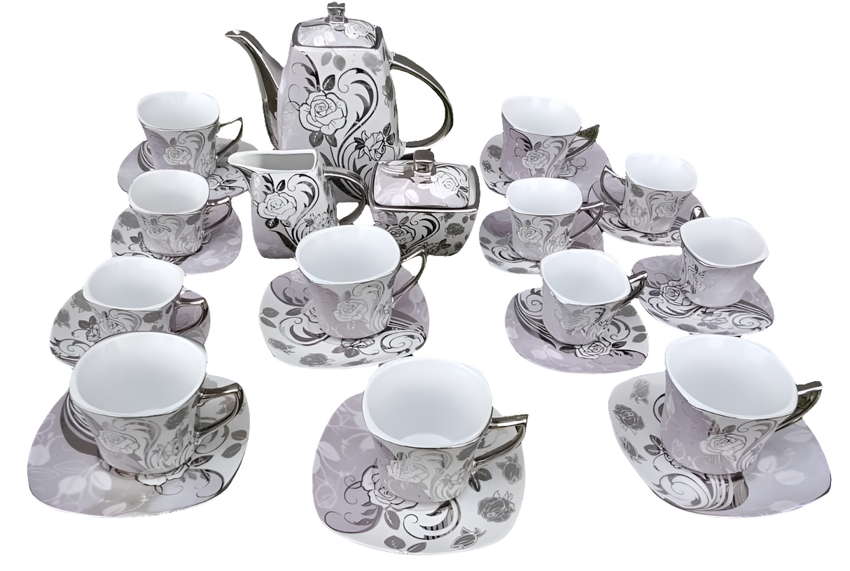 29pcs Tea Set / Elegant Tea Set for Home & Special Occasions- Furaha Finds Kenya