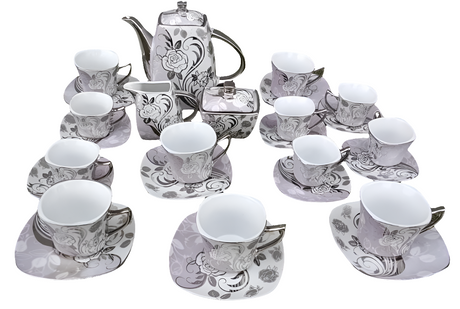 29pcs Tea Set / Elegant Tea Set for Home & Special Occasions- Furaha Finds Kenya