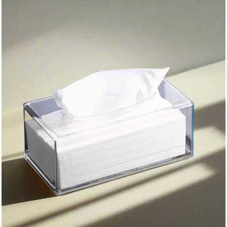Clear Acrylic Serviette Holder Modern Napkin Dispenser Stylish & Functional- Furaha Finds Kenya