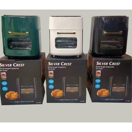 15 L Silvercrest Air Fryer Large Capacity, Oil-Free Cooking
