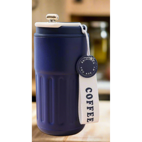 High End Intelligent Temperature Coffee Mug 460ml Stainless Steel Thermos with Rope Water Bottle