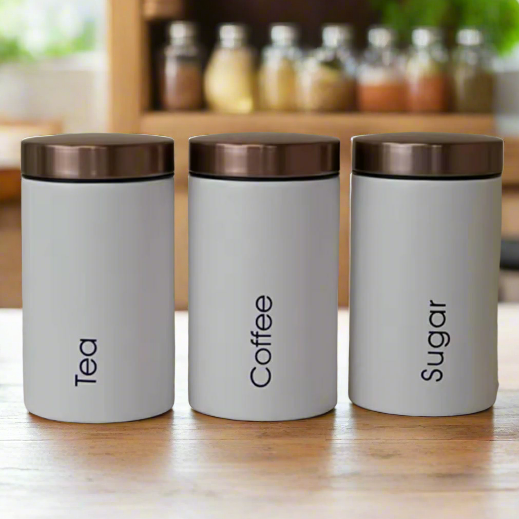 3 in 1 Airtight Storage Canisters Durable & Stylish Kitchen Organizers- Furaha Finds Kenya