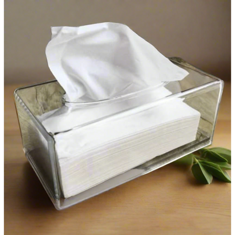 Clear Acrylic Serviette Holder Modern Napkin Dispenser Stylish & Functional- Furaha Finds Kenya