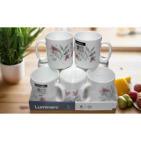 Luminarc Deco Mug Stylish Glass Mug for Hot & Cold Beverages- Furaha Finds Kenya