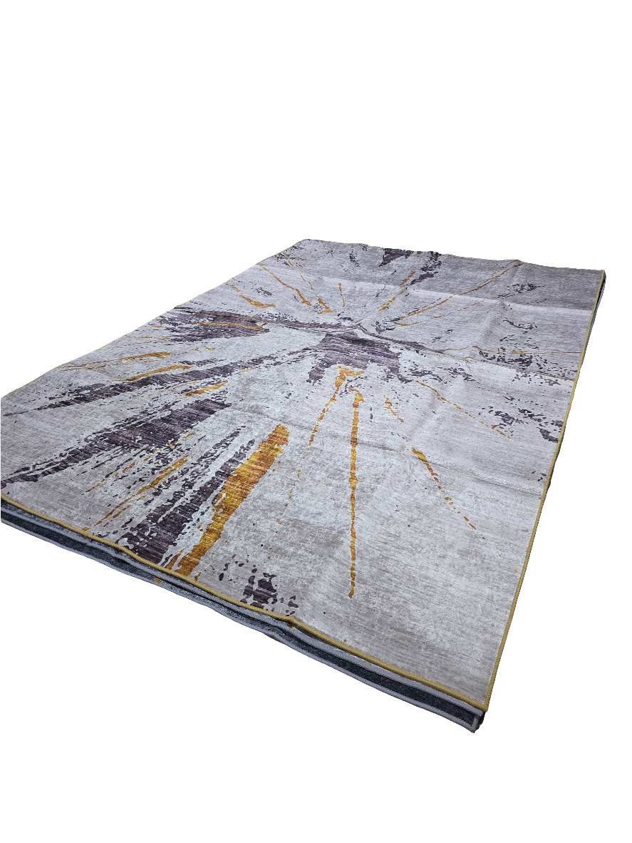 3D Carpet with Rubber Bottom Non-Slip Design 7x10 Feet