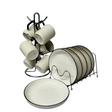 6 Mugs with 6 Pieces 10 inches Dinner Plates Set Elegant and Durable Dinnerware for Everyday Use- Furaha Finds Kenya