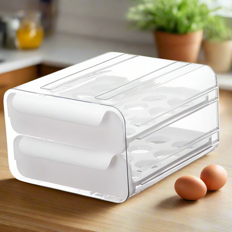 32Piece Egg Holder Tray Durable & Stackable Egg Storage Container- Furaha Finds Kenya