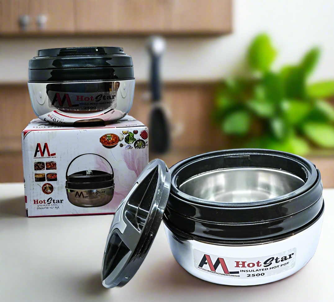 Premium Quality HotStar HotPot  2500ml Capacity.Keep your food warm for long hours and on go.
