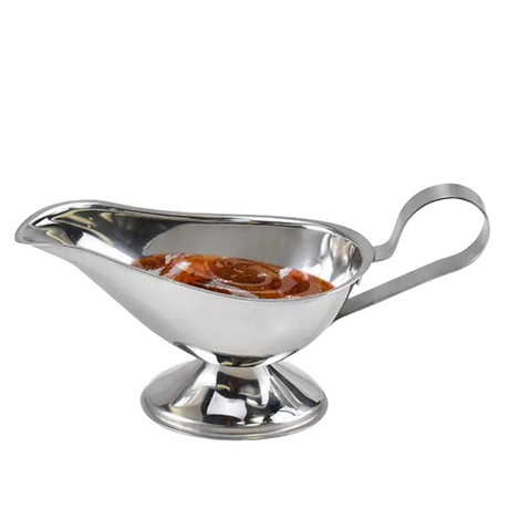 Sunnex Gravy Boat 460ml Stainless Steel Server for Sauces and Gravies- Furaha Finds Kenya