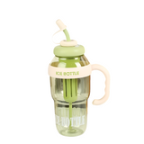 1200ml Cute Water Bottle with Straw for Milk, Juice, Tea, Coffee, and Beverages- Furaha Finds Kenya