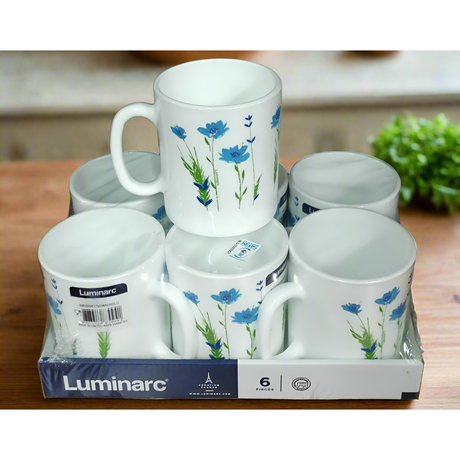 Luminarc Deco Mug Stylish Glass Mug for Hot & Cold Beverages- Furaha Finds Kenya
