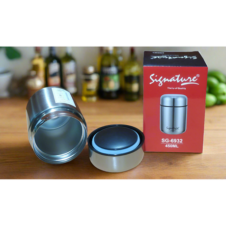 Premium Quality Signature Stainless Steel Vacuum Food Jar 450ml.- Furaha Finds Kenya