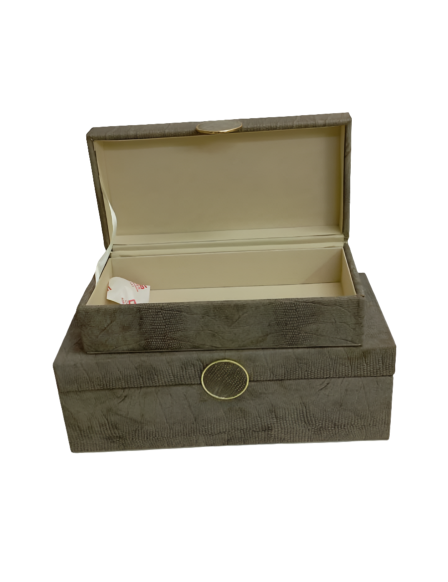 Furaha Finds 2 in 1 Decor Storage Box  Minimalist Multi Purpose Organizer