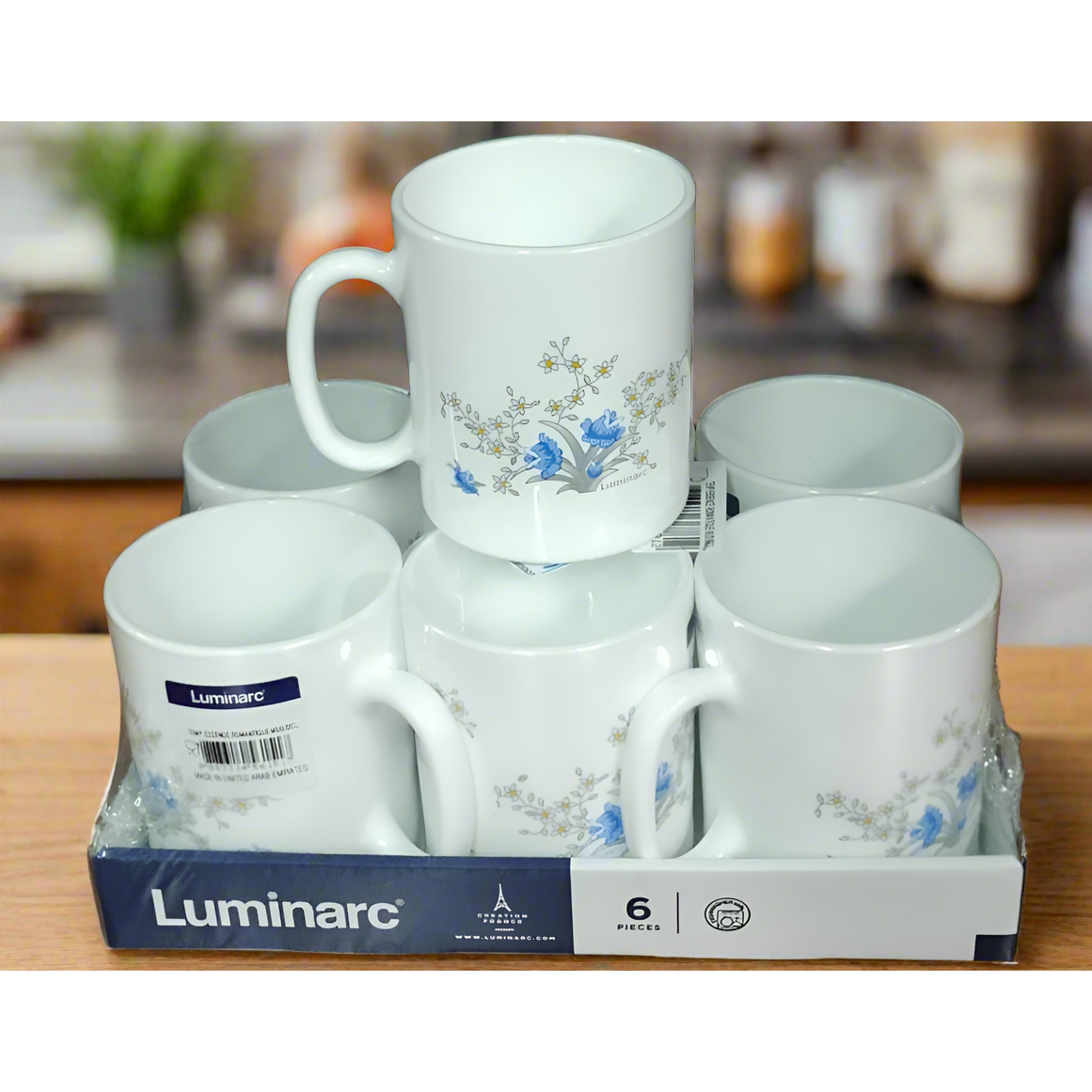 Luminarc Deco Mug Stylish Glass Mug for Hot & Cold Beverages- Furaha Finds Kenya