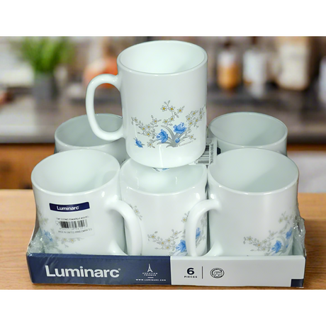 Luminarc Deco Mug Stylish Glass Mug for Hot & Cold Beverages- Furaha Finds Kenya