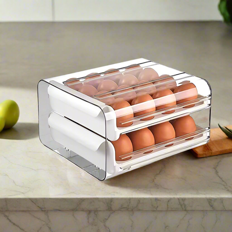32Piece Egg Holder Tray Durable & Stackable Egg Storage Container- Furaha Finds Kenya